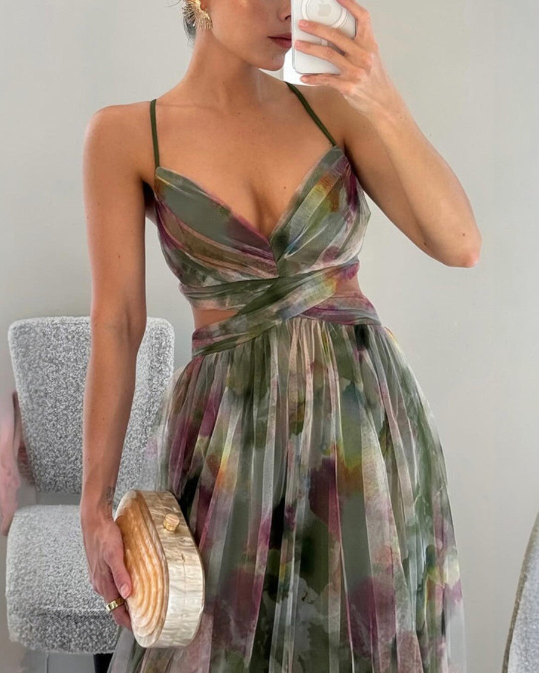 Giselle - Incantevole Abito Maxi Floreale