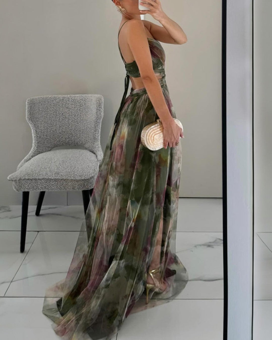 Giselle - Incantevole Abito Maxi Floreale