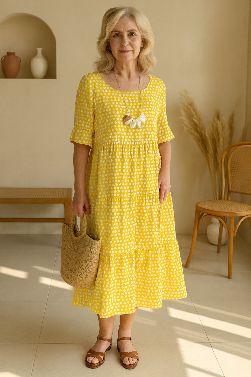 Iris | Abito Midi Sable