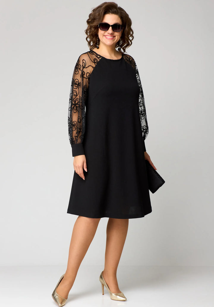 Edyth™ Abito Elegante in Pizzo