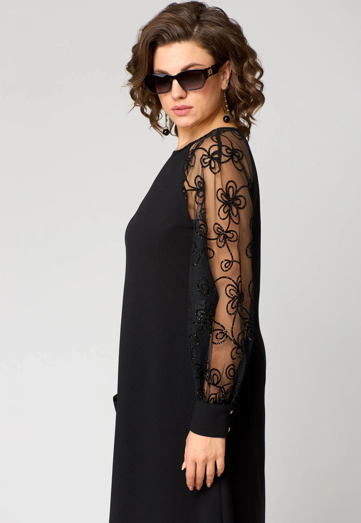 Edyth™ Abito Elegante in Pizzo