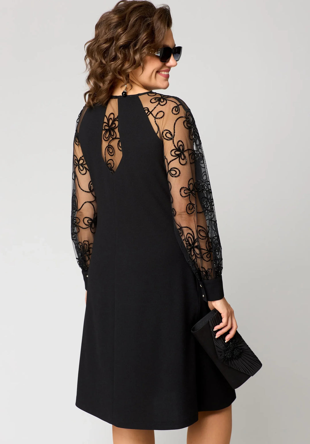 Edyth™ Abito Elegante in Pizzo