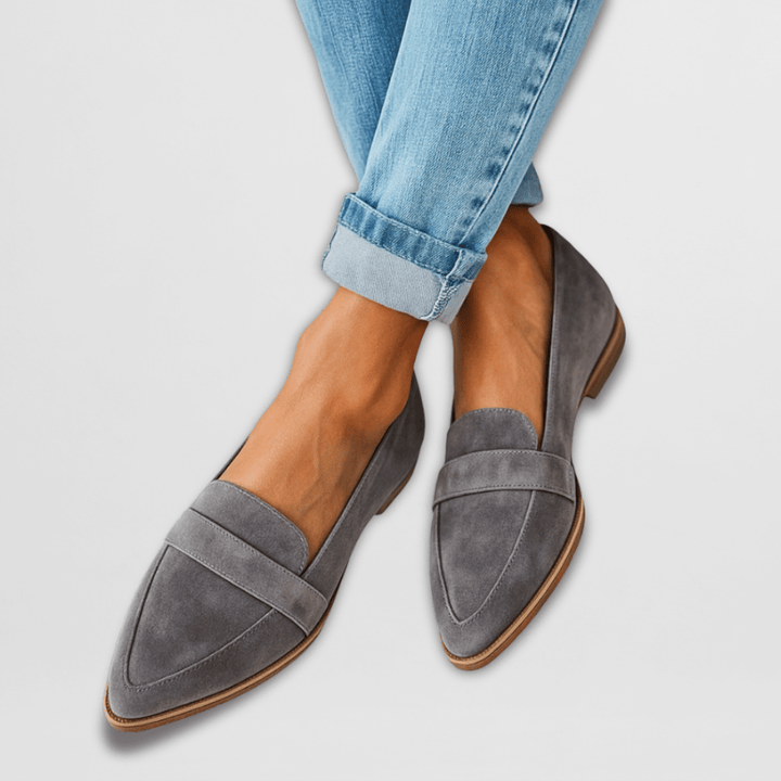 Helen | Mocassini In Morbida Pelle Scamosciata