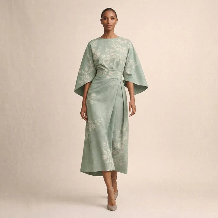 Moxlan | Vestito Floreale Elegante