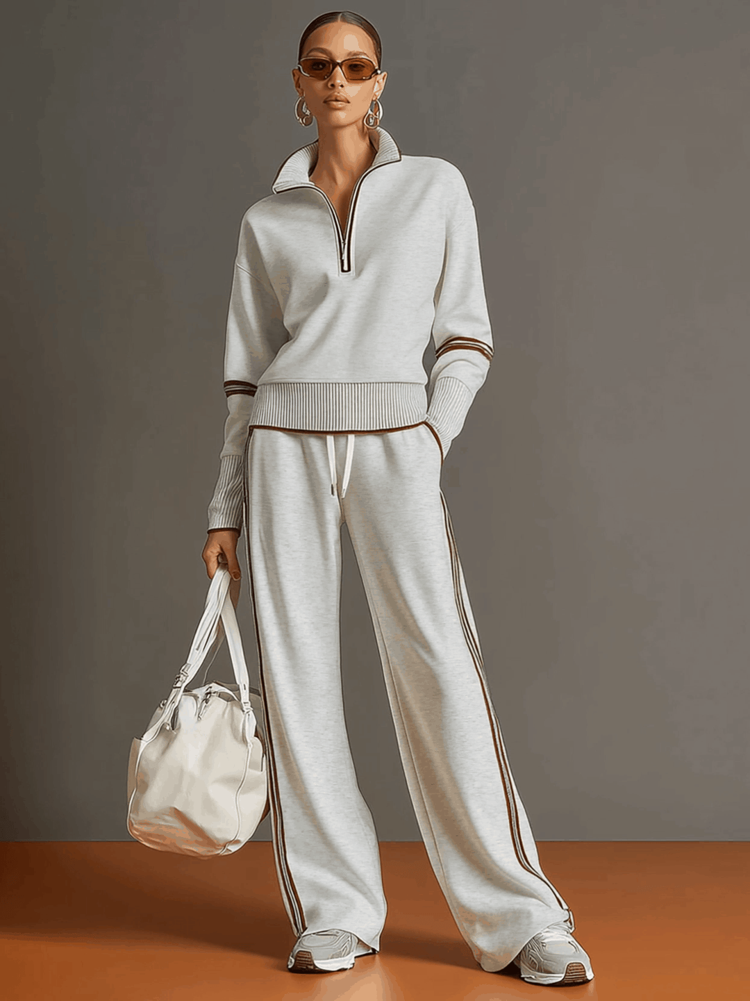 Marietta – blusa e pantaloni a gamba larga