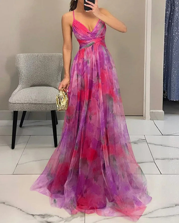 Giselle - Incantevole Abito Maxi Floreale