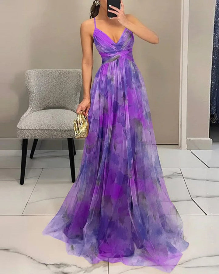 Giselle - Incantevole Abito Maxi Floreale
