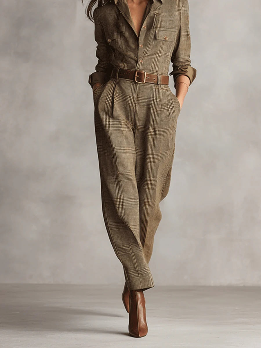 Mirabelle – salopette in tweed per donne