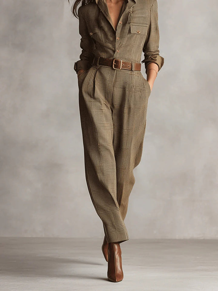 Mirabelle – salopette in tweed per donne