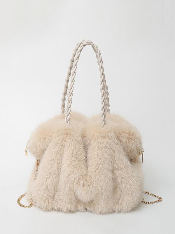 CHARLOTTE™ - Borsa a Spalla in Velluto Plush Versatile